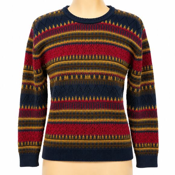Liz Claiborne Collection Sweaters - Liz Claiborne Petite Collection Fair Isle Knit Sweater Women's Petite Small